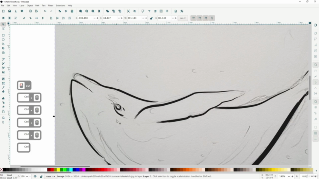 Create vector line art illustrations with Inkscape - Coupon