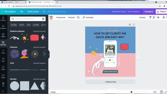 Tworzenie grafik dla każdego w Canva – Screenshot 2