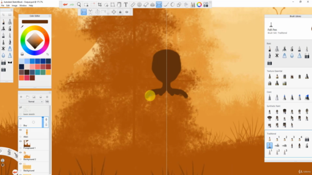 Learn Digital Painting from Scratch: Autodesk Sketchbook - Screenshot_03