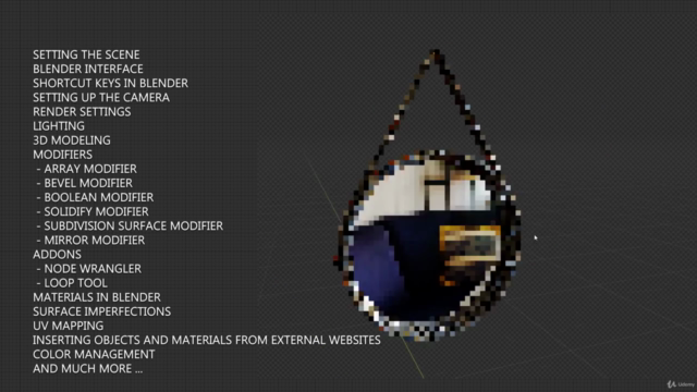Learn archviz visualization, Blender beginner course 2021 – Screenshot 2