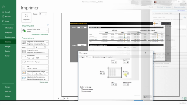 Comment réaliser un Reporting commercial avec Excel – Screenshot 3