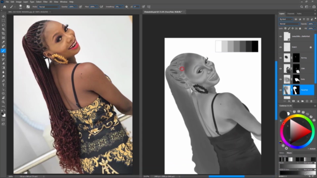 Create A Realistic Pencil Portrait In Photoshop – Screenshot 1
