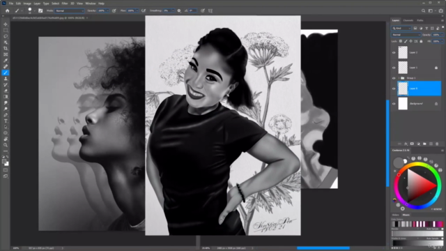 Create A Realistic Pencil Portrait In Photoshop – Screenshot 3
