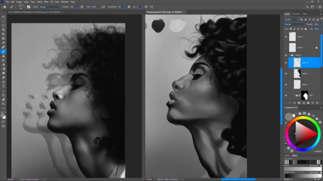 Create A Realistic Pencil Portrait In Photoshop – Screenshot 4