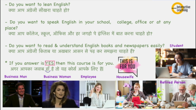 English Speaking Course in Hindi - English For Beginners - Screenshot_04