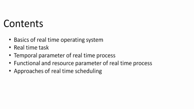 Real time operating system – Screenshot 1