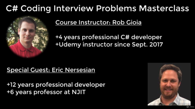 Coding Interview Masterclass - C# and JavaScript – Screenshot 2