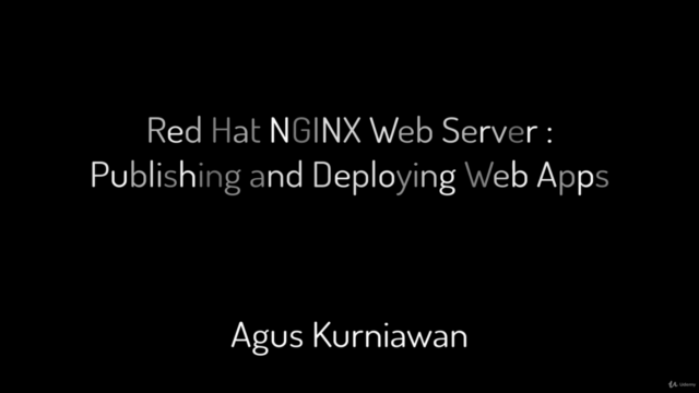 Red Hat NGINX Web Server : Publishing and Deploying Web Apps - Screenshot_01