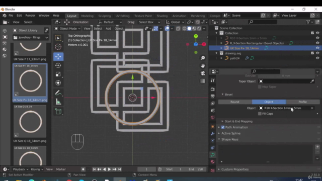 Ring Design Using Blender 4 Parametric Smart Objects – Screenshot 2