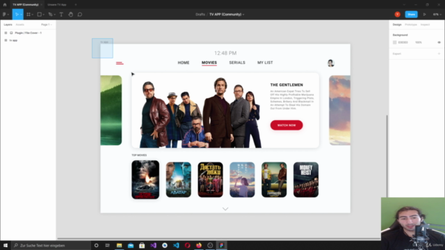 Figma UI/UX Design 2021 Einsteigerkurs – Screenshot 1
