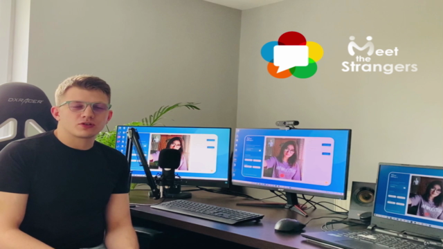 WebRTC Practical Course. Create Video Chat Application – Screenshot 1