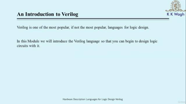 Hardware Description Languages for Logic Design – Screenshot 1