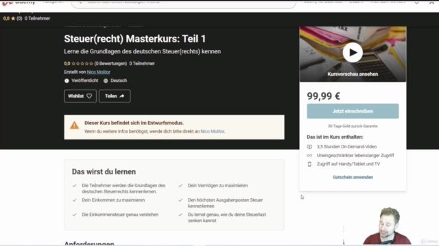 Steuern Masterkurs: Teil 1 – Screenshot 1