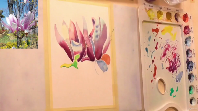 Blütezeit in Aquarell - Lebendige Frühlingsmotive Malen – Screenshot 1