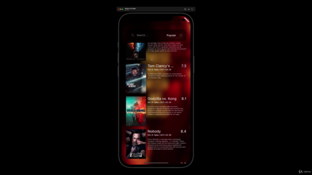 Flutter REST Movie App: Master Flutter REST API Development – Screenshot 1