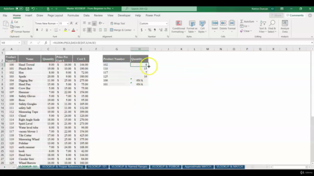 Microsoft Excel - Master VLOOKUP and Key Excel Features – Screenshot 2