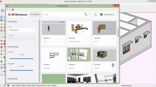 Complete Sketchup Course 2021 – Screenshot 2