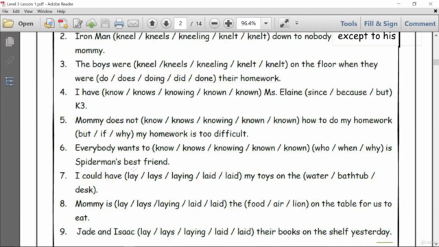 Grammar Level 1-5 – Screenshot 1