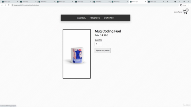 Coder 10 projets avec React – Screenshot 3