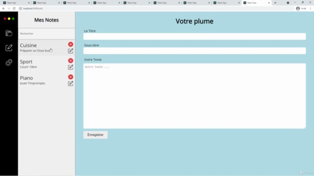 Coder 10 projets avec React – Screenshot 4