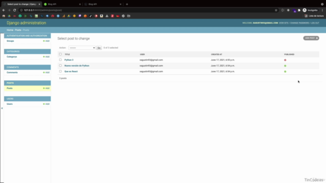 Django REST Framework de cero a experto – Screenshot 1