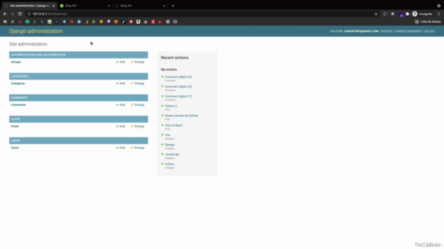 Django REST Framework de cero a experto – Screenshot 2