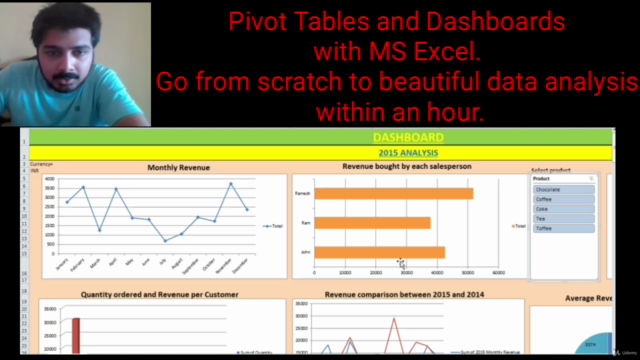 Excel Pivot Tables and Dashboard. Simple & Quick tutorial! – Screenshot 1