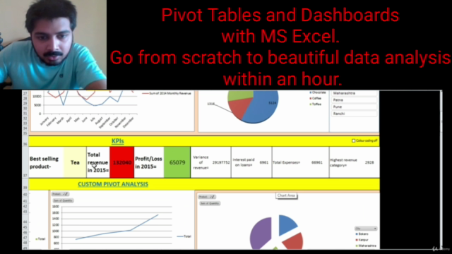Excel Pivot Tables and Dashboard. Simple & Quick tutorial! – Screenshot 3