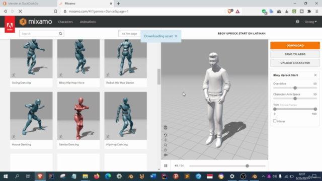 Membuat animasi karakter anda sendiri di Blender – Screenshot 1