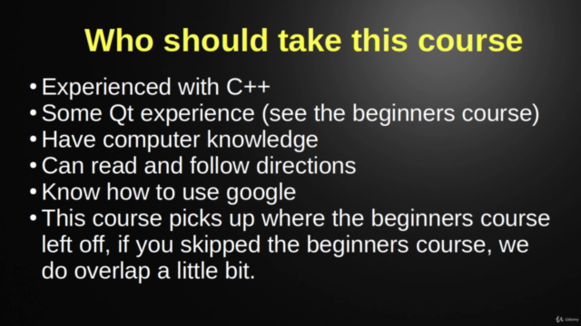 Qt 6 Core Intermediate with C++ – Screenshot 4