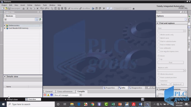 programming Siemens S7-1200 PLC & KTP 400 HMI device – Screenshot 1