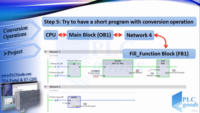 programming Siemens S7-1200 PLC & KTP 400 HMI device – Screenshot 3