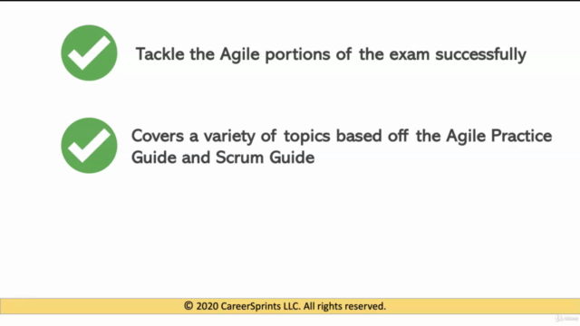 PMP Certification Agile Practice Guide 2021 Course; PMP Prep – Screenshot 1