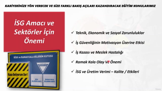 İŞ SAĞLIĞI VE GÜVENLİĞİ EĞİTİMİ | KAPSAMLI VE SERTİFİKALI – Screenshot 2