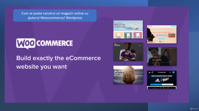 Curs Woocommerce 2025 pentru realizarea unui magazin online – Screenshot 1