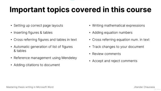 Master thesis writing in Microsoft Word – Screenshot 3