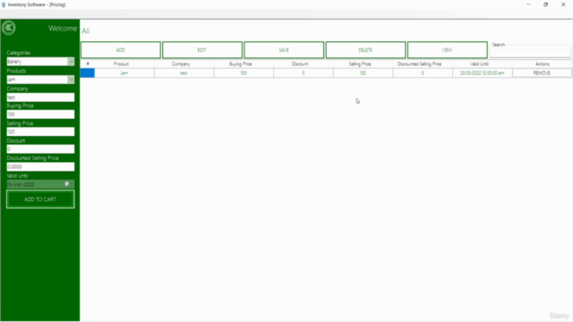 Desktop Applications with Inventory Software C# .NET – Screenshot 3