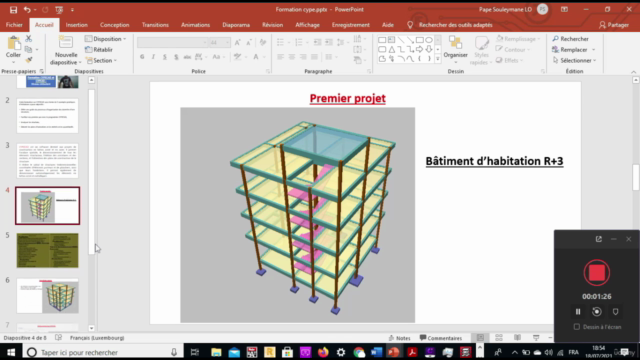 FORMATION SUR CYPECAD ET CYPE3D NIVEAU INITIATION – Screenshot 3