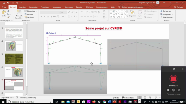 FORMATION SUR CYPECAD ET CYPE3D NIVEAU INITIATION – Screenshot 4