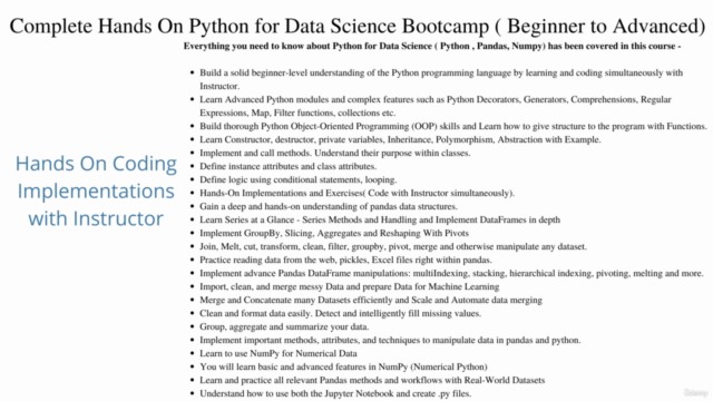 Python for Data Science Bootcamp Course:Beginner to Advanced - Screenshot_04
