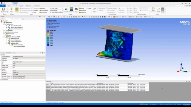 Ansys - Linear and Nonlinear Buckling Applications – Screenshot 3