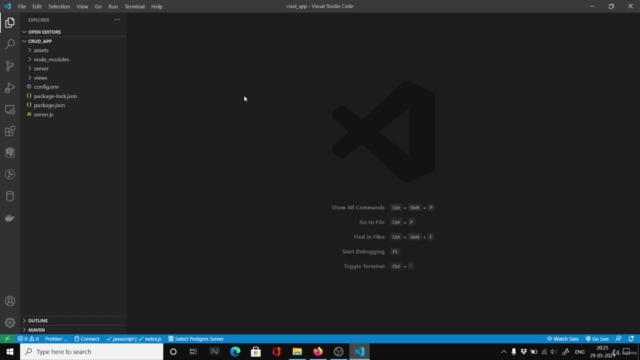 CRUDapp using NodeJs and MongoDB(MERN Project) – Screenshot 1