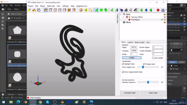 Personalised Jewellery Design Using Blender 4 (3 or 2.92) – Screenshot 2