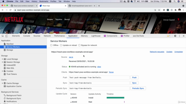 React Progressive Web App With Workbox and Webpack Tutorial – Screenshot 1