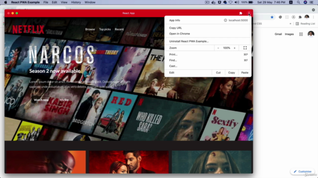 React Progressive Web App With Workbox and Webpack Tutorial – Screenshot 4