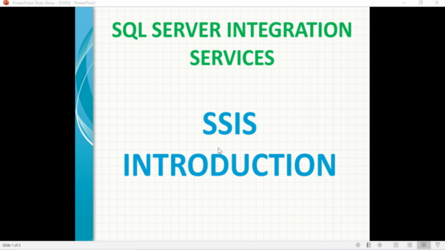 SQL Server Integration Services(SSIS) – Screenshot 1