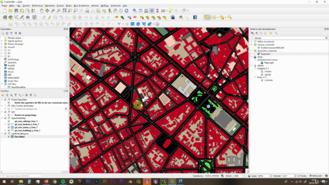 Fabriquer un fond de plan DWG de n'importe où avec QGIS. – Screenshot 2