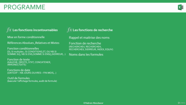 Excel A à Z (3/4) - Intermédiaire – Screenshot 3