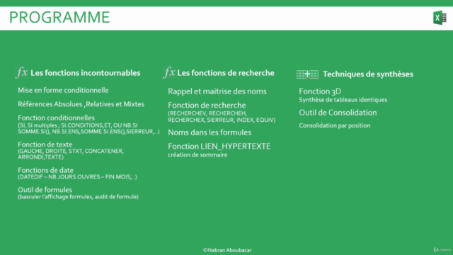 Excel A à Z (3/4) - Intermédiaire – Screenshot 4