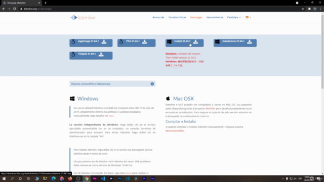 KDENLIVE - Edición de Video desde cero a avanzado – Screenshot 1